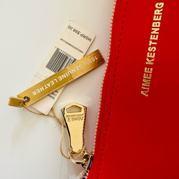 Aimee Kestenberg Cherry Red Mariah Clutch - Picture 7 of 8